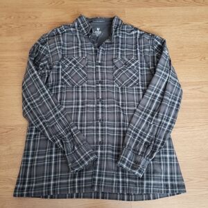 Kuhl Men's Gray Plaid Shirt